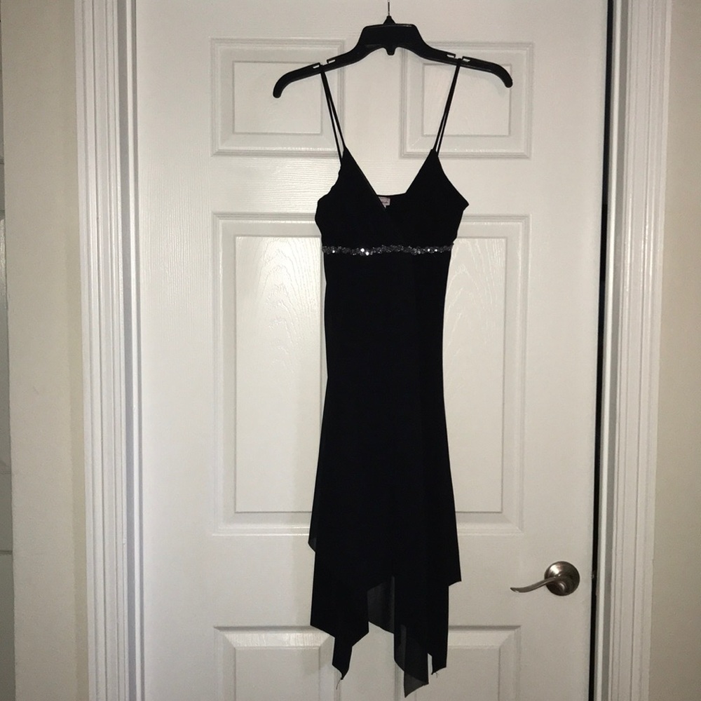 Spaghetti strap formal dress
